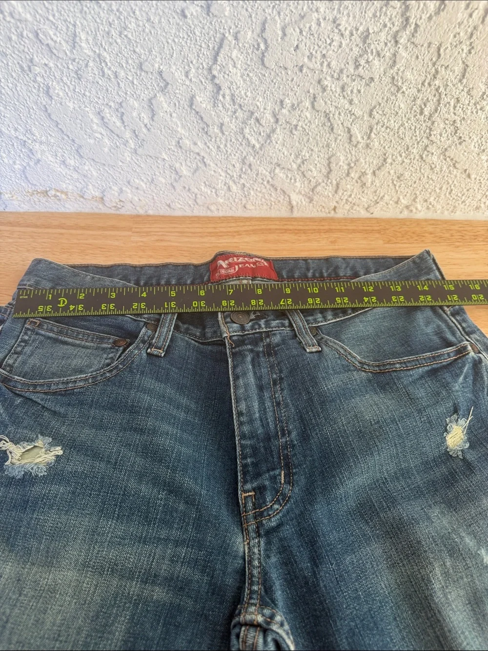 Men's Distressed Blue Jeans Arizona size 31x30